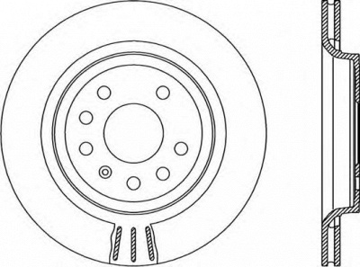 OPEN PARTS bdr199220 -  Тормозной диск